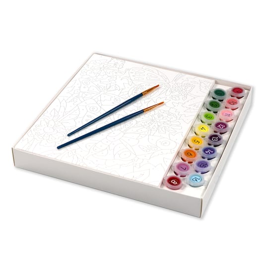 Paint by Numbers Butterflies and Blooms Craft Kit